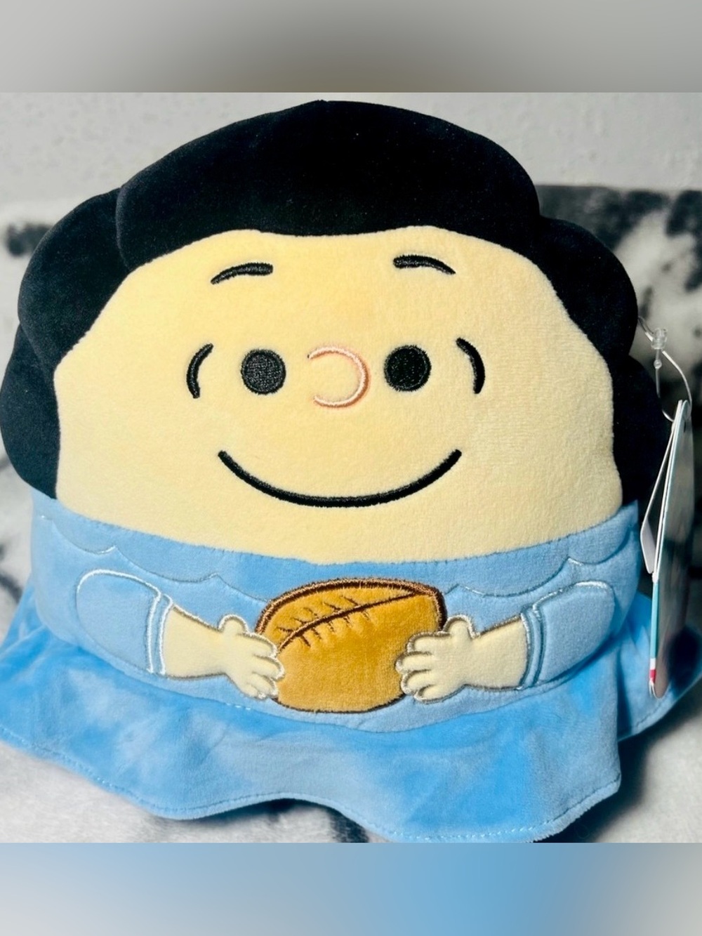 SQUISHMALLOWS - THE PEANUTS’ LUCY WITH FOOTBALL PLUSH - 8.5” - NWT COLLECTIBLE